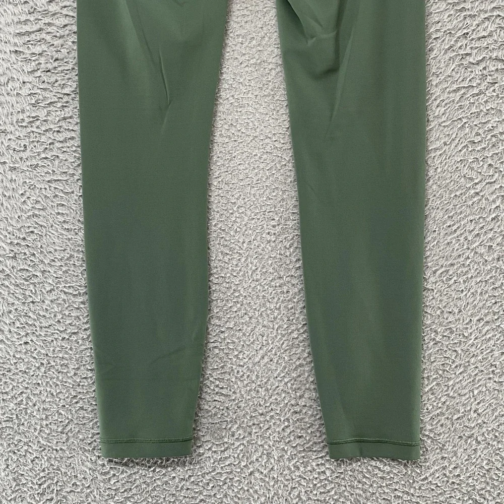 Lululemon Wunder Train Leggings Womens 6 Green High Rise Ankle 25 Gym Workout